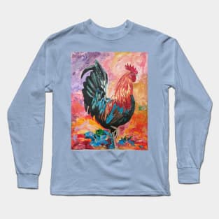 Max The Rooster By Nikki Limpert Long Sleeve T-Shirt